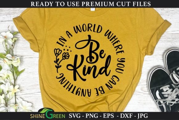 Be Kind Floral Kindness Quote SVG Review for Real Projects