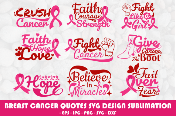 Breast Cancer Quote SVG Design Bundle Review for Real Projects