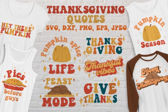 Retro Thanksgiving SVG for Real-World Embroidery Projects