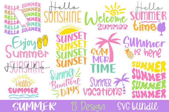 Summer Day Colorful Quote Svg Bundle Review